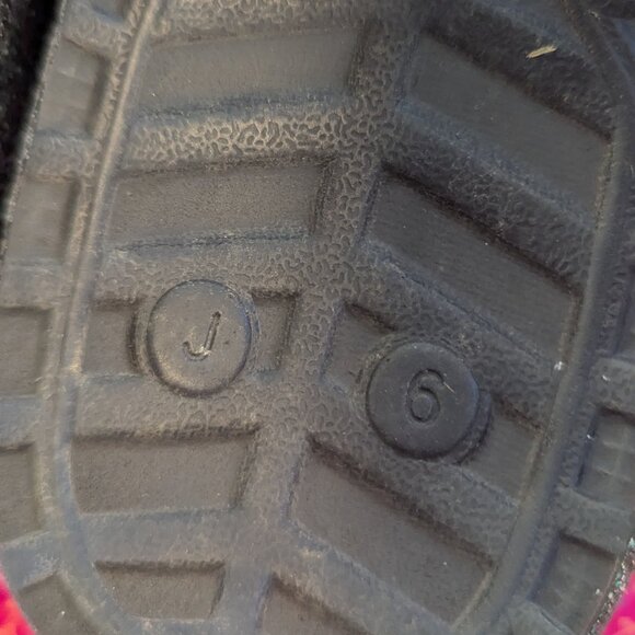 Crocs Starry Skies Multicolor Glitter Slides Fleece Lined Metallic Purple 6 JR - Picture 6 of 6